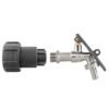 Ibc 2 inch s60x6 to 1/2 inch bsp extender adaptor with lever tap hose – home diy accessory uk ibc kits free shipping 1