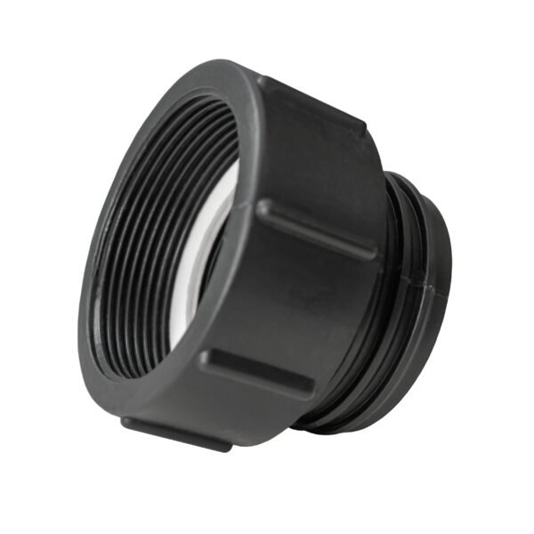 IBC 2” BSPF – S60X6 Cap with S60X6 – ½” BSPF Cap and Brass