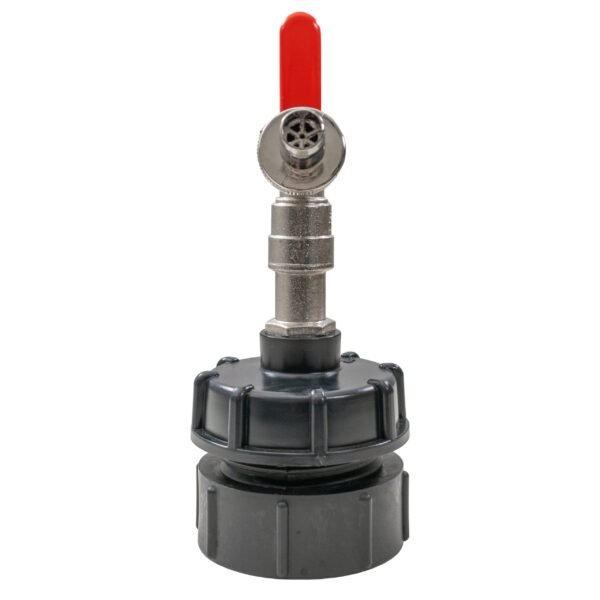 Ibc 2” bspf – s60x6 cap with s60x6 – ½” bspf cap and lever – heavy duty pipe & hose fitting uk ibc tanks fittings free shipping 7