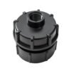 Ibc 2” bspf – s60x6 cap with s60x6 – ½” bspf cap and lever – heavy duty pipe & hose fitting uk ibc tanks fittings free shipping 45