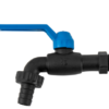 1/2" BSPM Nylon 1/2" Barb Garden Tap