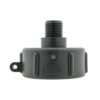 Ibc 2” s60x6 cap with mdpe elbow tee 25mm – heavy duty pipe & hose fitting uk ibc tanks fittings free shipping 43