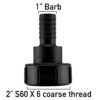 Fuel gun with 1″ hose & tank adaptor set – heavy duty fuel dispensing gun uk fuel guns free shipping