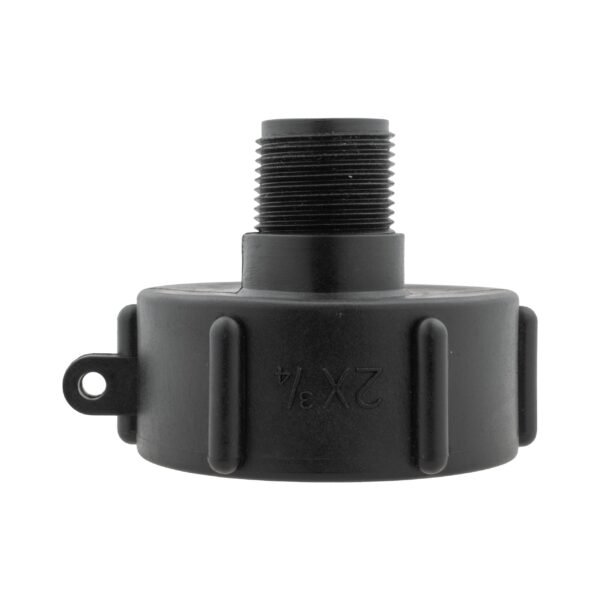 Ibc 2 inch s60x6 cap with in-line bspf valve and ¾ inch bspm female in white – home diy accessory uk ibc kits free shipping 7