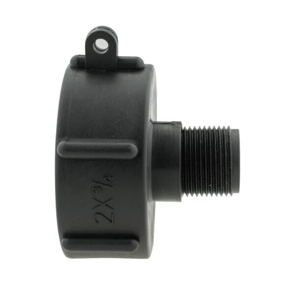Ibc 2 inch s60x6 cap with in-line bspf valve and geka type connector ibc kits free shipping 6