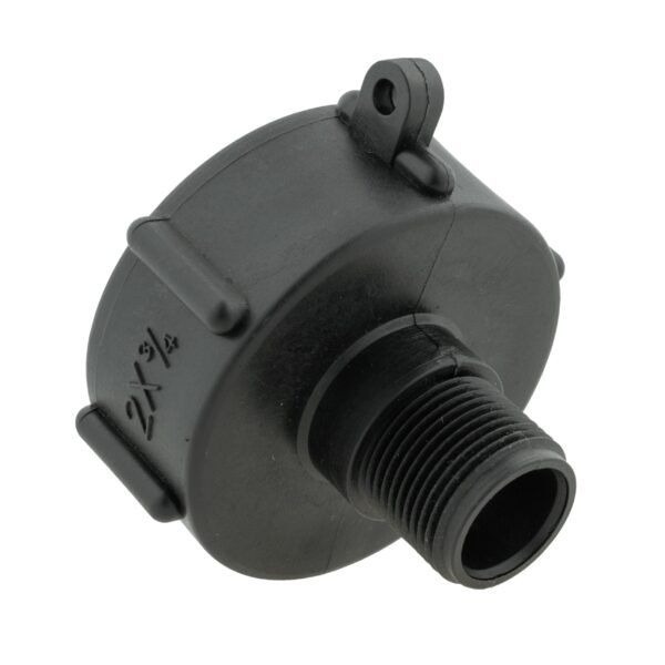 Ibc 2″ s60x6 cap with adjustable tap connector wl – heavy duty pipe & hose fitting uk ibc tanks fittings free shipping 9