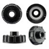 End cap for ibc tank with built-in 1/2″ bspf thread – heavy duty pipe & hose fitting uk ibc tanks fittings free shipping 31