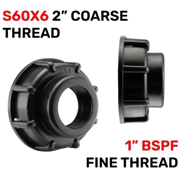 End cap for ibc tank with built-in 1″ bspf thread – heavy duty pipe & hose fitting uk ibc tanks fittings free shipping 7