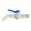 Pp tap 45 degree with 1/2″bspm inlet 170mm full flow valves free shipping 1