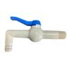 Pp tap 90 degree with 1/2″bspm inlet 150mm – heavy duty pipe & hose fitting uk full flow valves free shipping 1