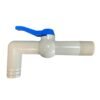Pp tap 90 degree with 3/4″bspm inlet 160mm full flow valves free shipping 1