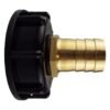 Ibc 2″ s60x6 cap with 25mm brass barb – heavy duty pipe & hose fitting uk ibc tanks fittings free shipping 27