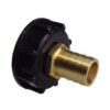 Ibc 2” s60x6 cap with 19mm brass barb – heavy duty pipe & hose fitting uk ibc tanks fittings free shipping 29