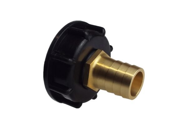 Ibc 2” s60x6 cap with 19mm brass barb – heavy duty pipe & hose fitting uk ibc tanks fittings free shipping 11