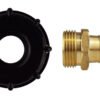 Ibc 2″ s60x6 cap with 25mm brass barb – heavy duty pipe & hose fitting uk ibc tanks fittings free shipping 33