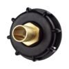Ibc 2″ s60x6 cap with 25mm brass barb – heavy duty pipe & hose fitting uk ibc tanks fittings free shipping 35