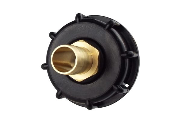 Ibc 2″ s60x6 cap with 25mm brass barb – heavy duty pipe & hose fitting uk ibc tanks fittings free shipping 11