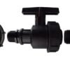 Ibc 2” s60x6 cap with large plastic valve and 16mm barbed ibc tanks fittings free shipping 1