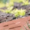 Lawn edging, plastic palisade slate effect, 2. 38m, gray – plastic lawn edging border uk