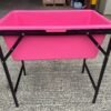Pink Dog Bath with Drain Valve (Lime) and Stand