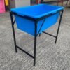 Blue Dog Bath with Drain Valve (WL) and Stand