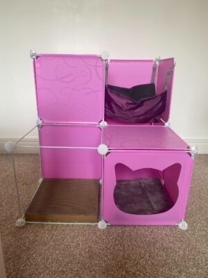 Kitty Cubby Cat Cube Play Tower MIDI Cats Free Shipping