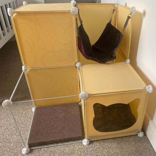 Kitty Cubby Cat Cube Play Tower MIDI Cats Free Shipping 201