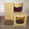 Kitty Cubby Cat Cube Play Tower MIDI Cats Free Shipping 443