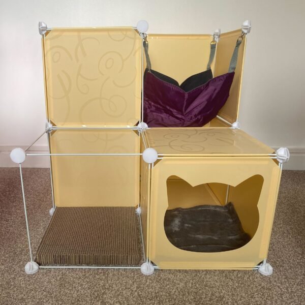 Kitty Cubby Cat Cube Play Tower MIDI Cats Free Shipping 203