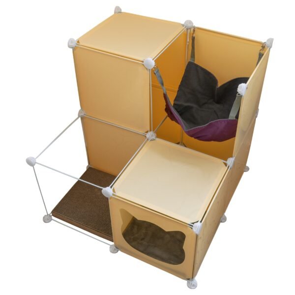 Kitty Cubby Cat Cube Play Tower MIDI Cats Free Shipping 209