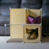 Kitty Cubby Cat Cube Play Tower MIDI Cats Free Shipping 453