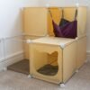 Kitty Cubby Cat Cube Play Tower MIDI Cats Free Shipping 421