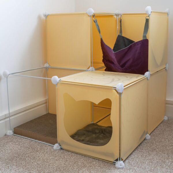 Kitty Cubby Cat Cube Play Tower MIDI Cats Free Shipping 181