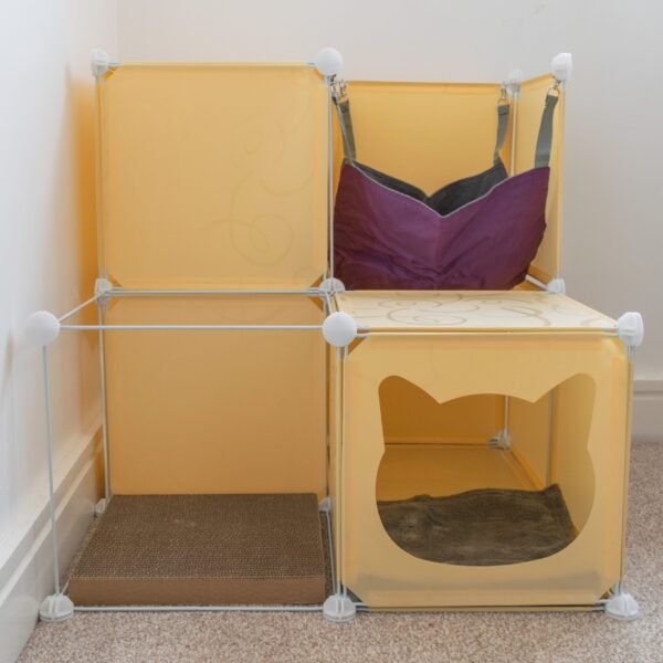 Kitty Cubby Cat Cube Play Tower MIDI Cats Free Shipping 183