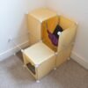 Kitty Cubby Cat Cube Play Tower MIDI Cats Free Shipping 427