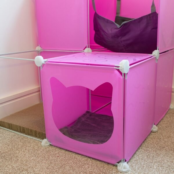 Kitty Cubby Cat Cube Play Tower MIDI Cats Free Shipping 37