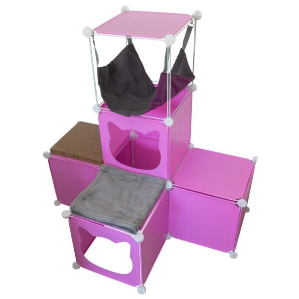 Kitty Cubby Cat Cube Play Tower MIDI Cats Free Shipping 61