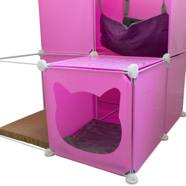 Kitty Cubby Cat Cube Play Tower MIDI Cats Free Shipping 63