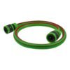 Premium garden hose green 2m with green lock connectors – kink-free heavy duty garden hose pipe uk garden hose pipe free shipping