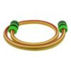 Premium garden hose yellow with green lock connectors – kink-free heavy duty garden hose pipe uk, 6m garden hose pipe free shipping