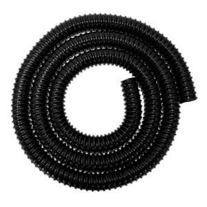 Corrugated Pipe 1" (25mm) with 2 x Double Wire Clips Set