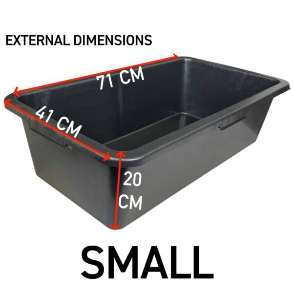 Mixing tub 40l – heavy duty mortar mixing tub container uk diy tools free shipping 7