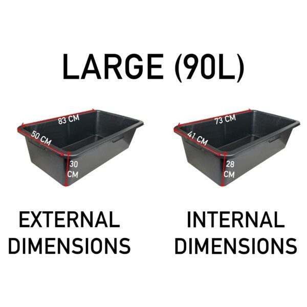 Mixing Tub 90L Buckets Free Shipping 19