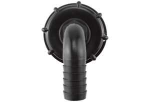 IBC 2” S60X6 Cap with 16mm Barbed Elbow – Heavy Duty Pipe & Hose Fitting UK IBC Tanks Fittings Free Shipping