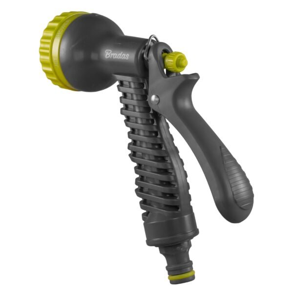 Hose gun water sprayer 7-pattern adjustable, lime –  7-pattern garden spray gun uk water sprayers free shipping 25