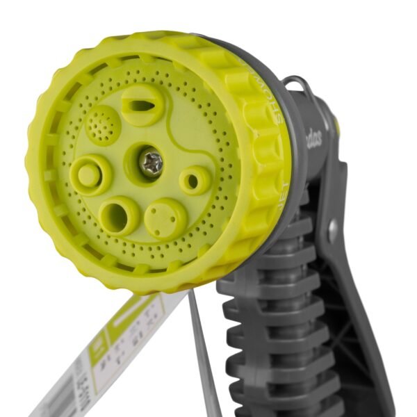 Hose gun water sprayer 7-pattern adjustable, lime –  7-pattern garden spray gun uk water sprayers free shipping 11