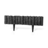 Lawn edging, plastic palisade wood effect, 2. 32m, black – plastic lawn edging border uk