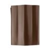 Wavy Plastic Garden Lawn Edging, H=20CM, L=9M, Brown New Arrivals Free Shipping 21