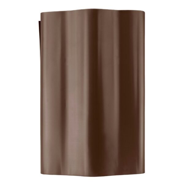 Wavy plastic garden lawn edging, h=25cm, l=9m, brown – plastic lawn edging border uk plastic lawn edging free shipping 4