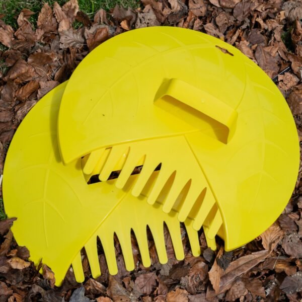 Leaf grab garden cleaning scoops, yellow – hand-held leaf grabber garden scoop uk garden tools free shipping 5